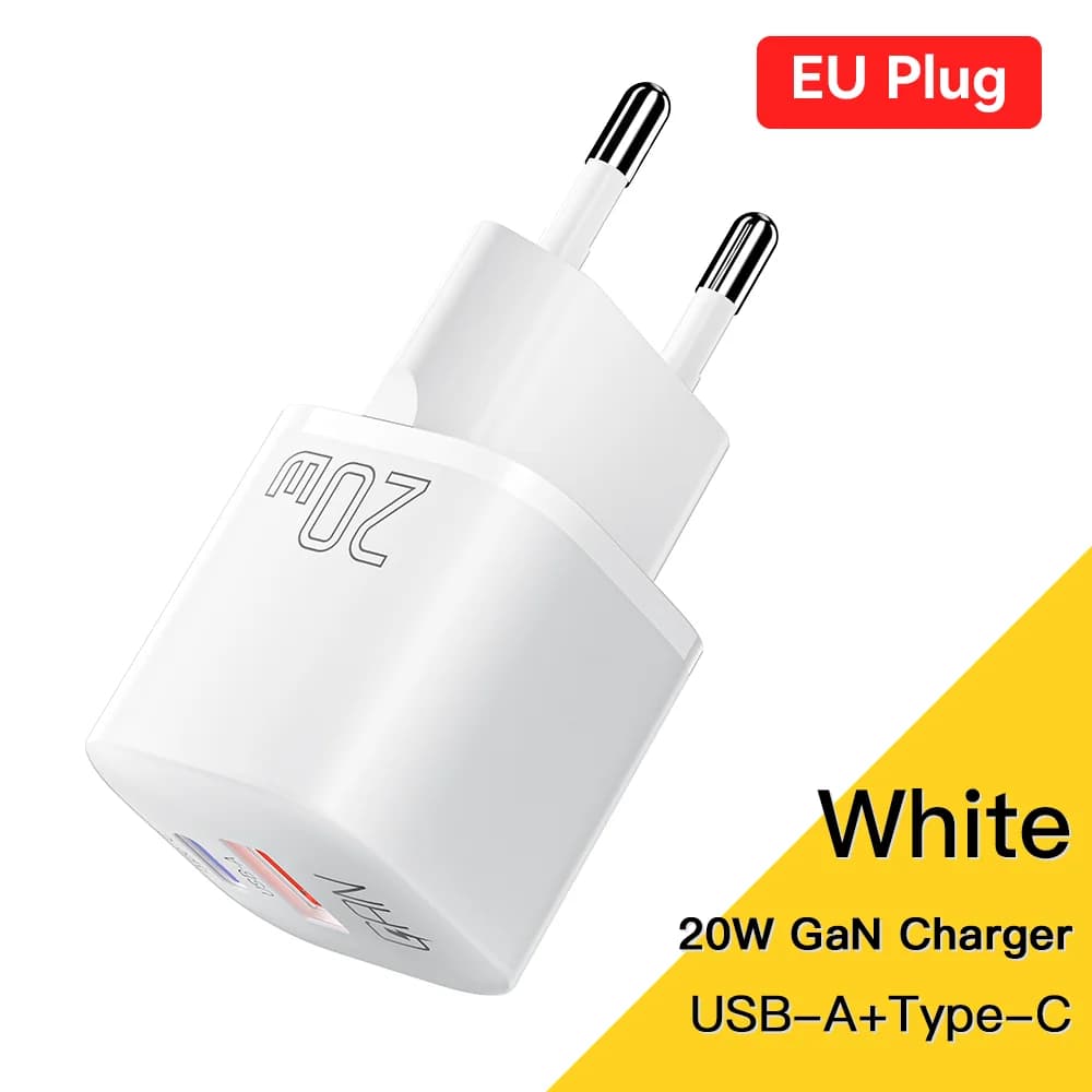 20W GaN USB-C PD gyorstöltő