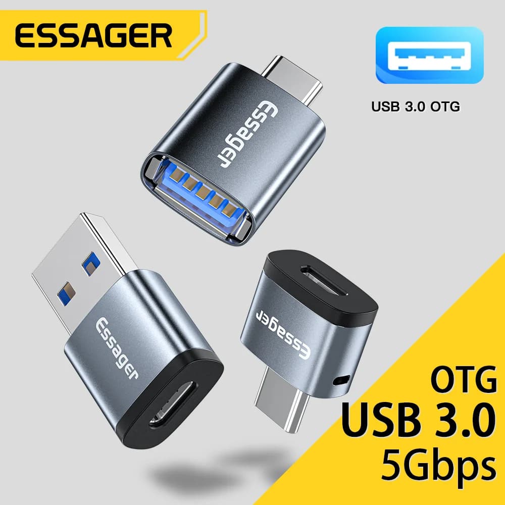 USB Type-C - USB 3.0 nőstény OTG adapter