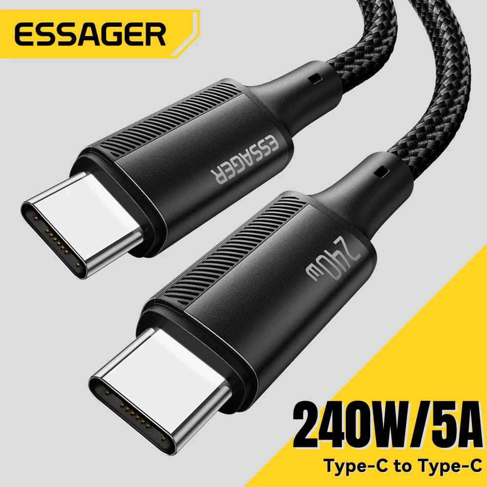 240W USB-C to USB-C PD 3.1 Szuper Gyors Töltőkábel